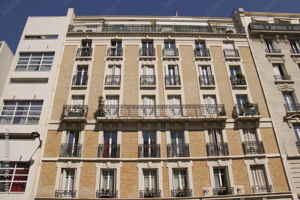 Immeuble du quartier Saint-lambert à Paris