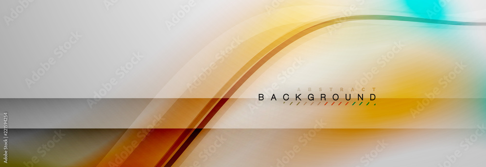 Smooth flowing wave motion concept background Smooth flowing wave motion concept background