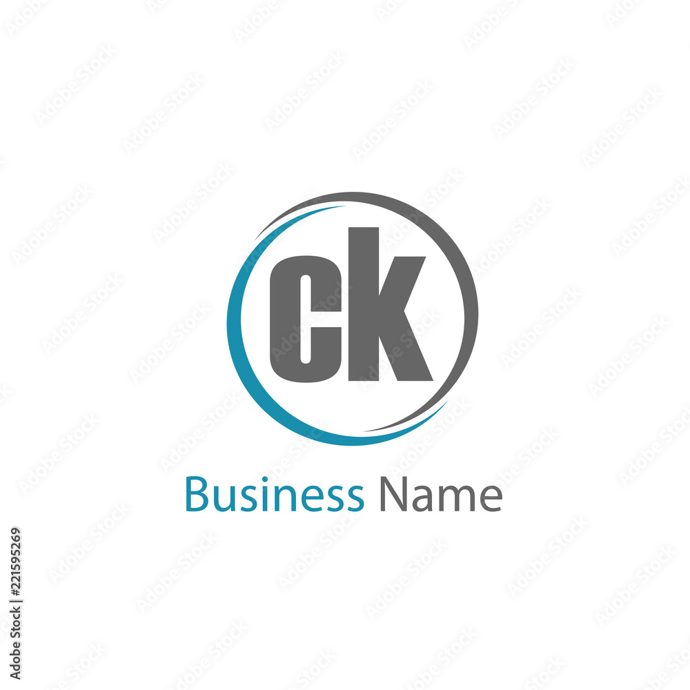 Initial Letter CK Logo Template Design Initial Letter CK Logo Template Design