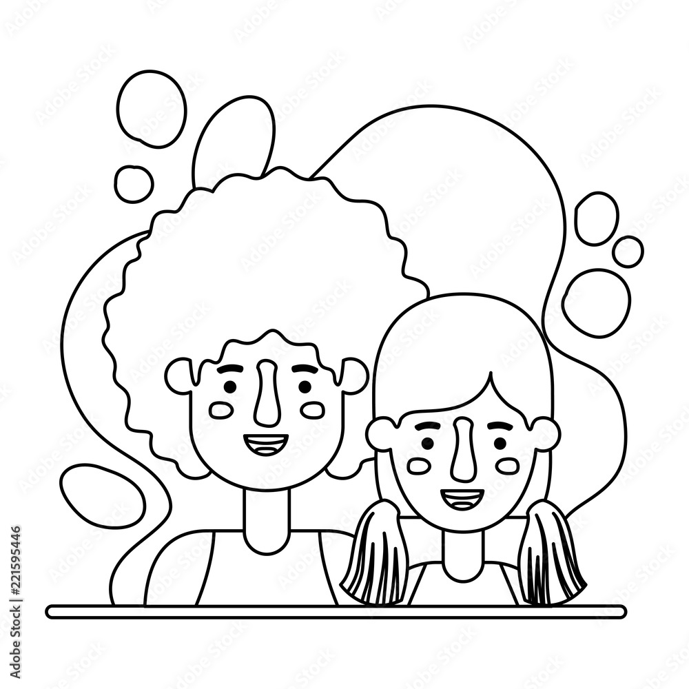 couple characters with paint splash background couple characters with paint splash background