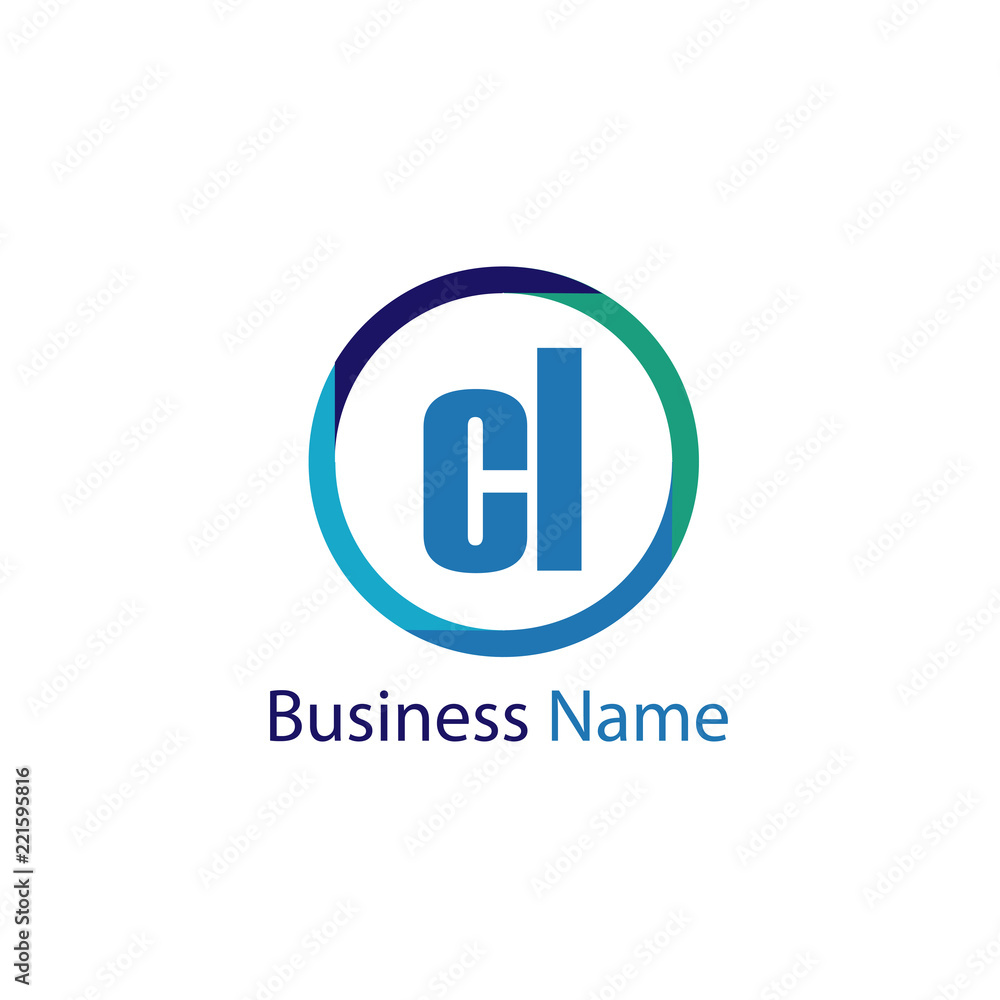 Initial Letter CL Logo Template Design