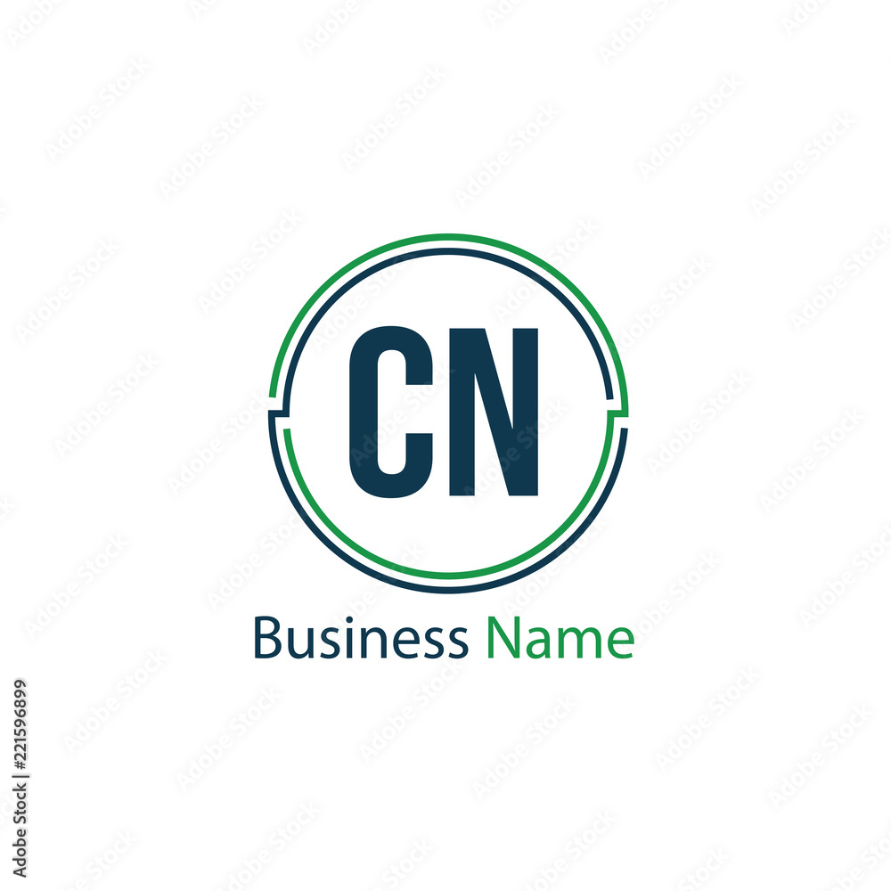 Initial Letter CN Logo Template Design Initial Letter CN Logo Template Design
