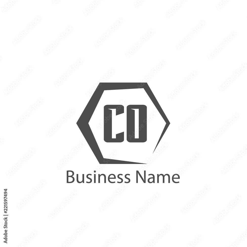 Initial Letter CO Logo Template Design Initial Letter CO Logo Template Design