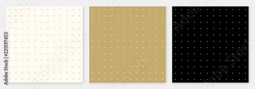 Pattern seamless dot abstract background gold luxury color geometric vector.