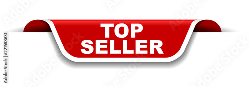 red and white banner top seller