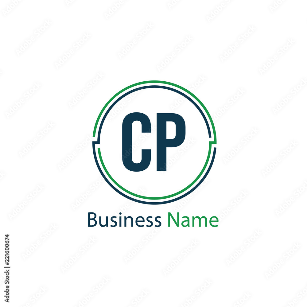 Initial Letter CP Logo Template Design Initial Letter CP Logo Template Design