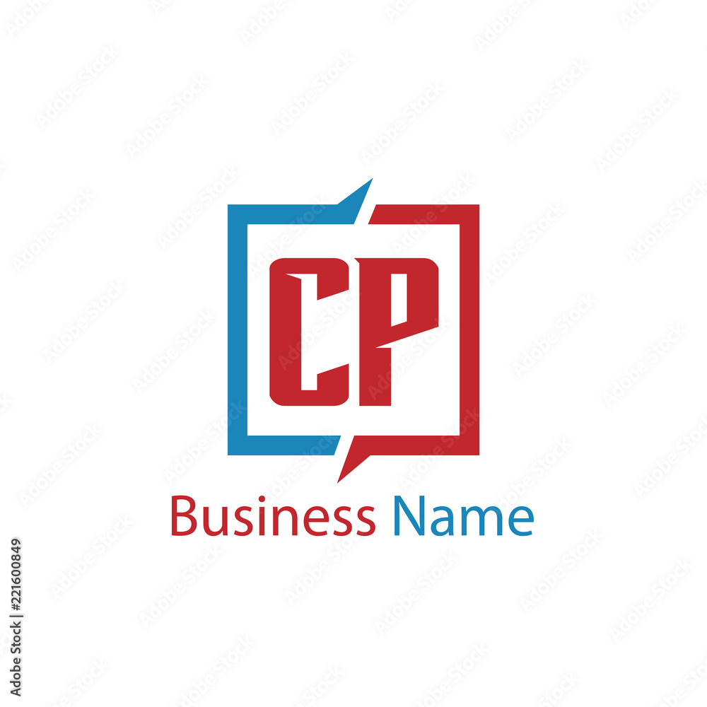 Initial Letter CP Logo Template Design Initial Letter CP Logo Template Design
