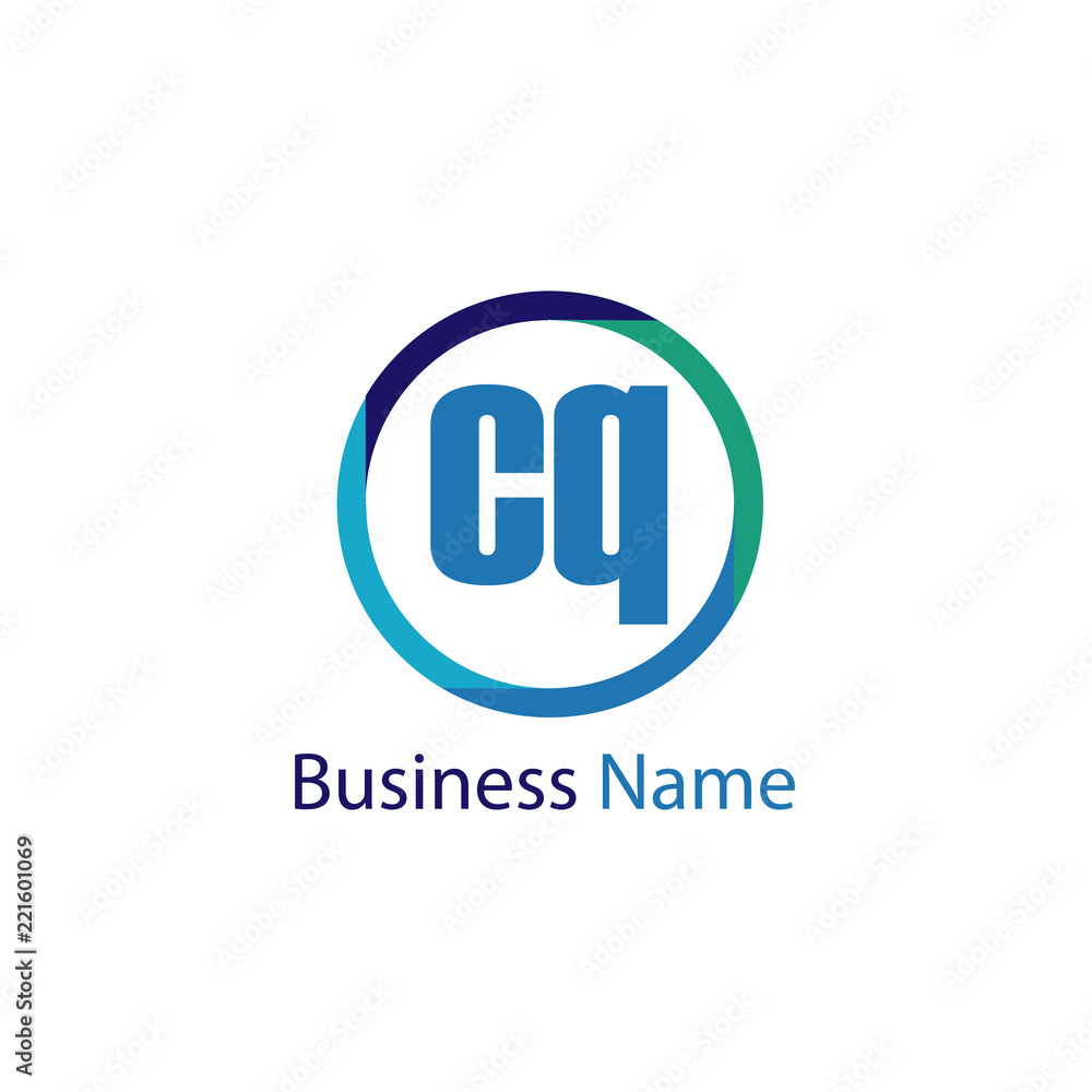 Initial Letter CQ Logo Template Design Initial Letter CQ Logo Template Design