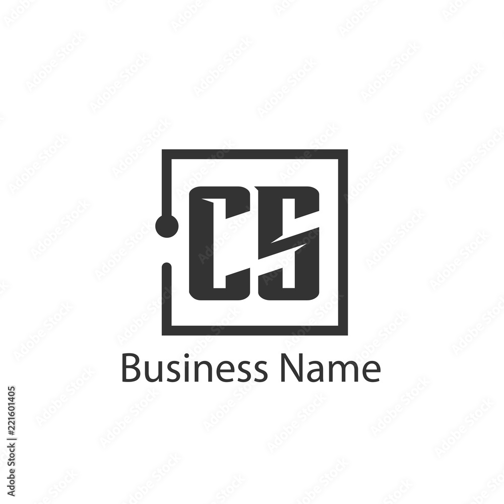 Initial Letter CS Logo Template Design Initial Letter CS Logo Template Design