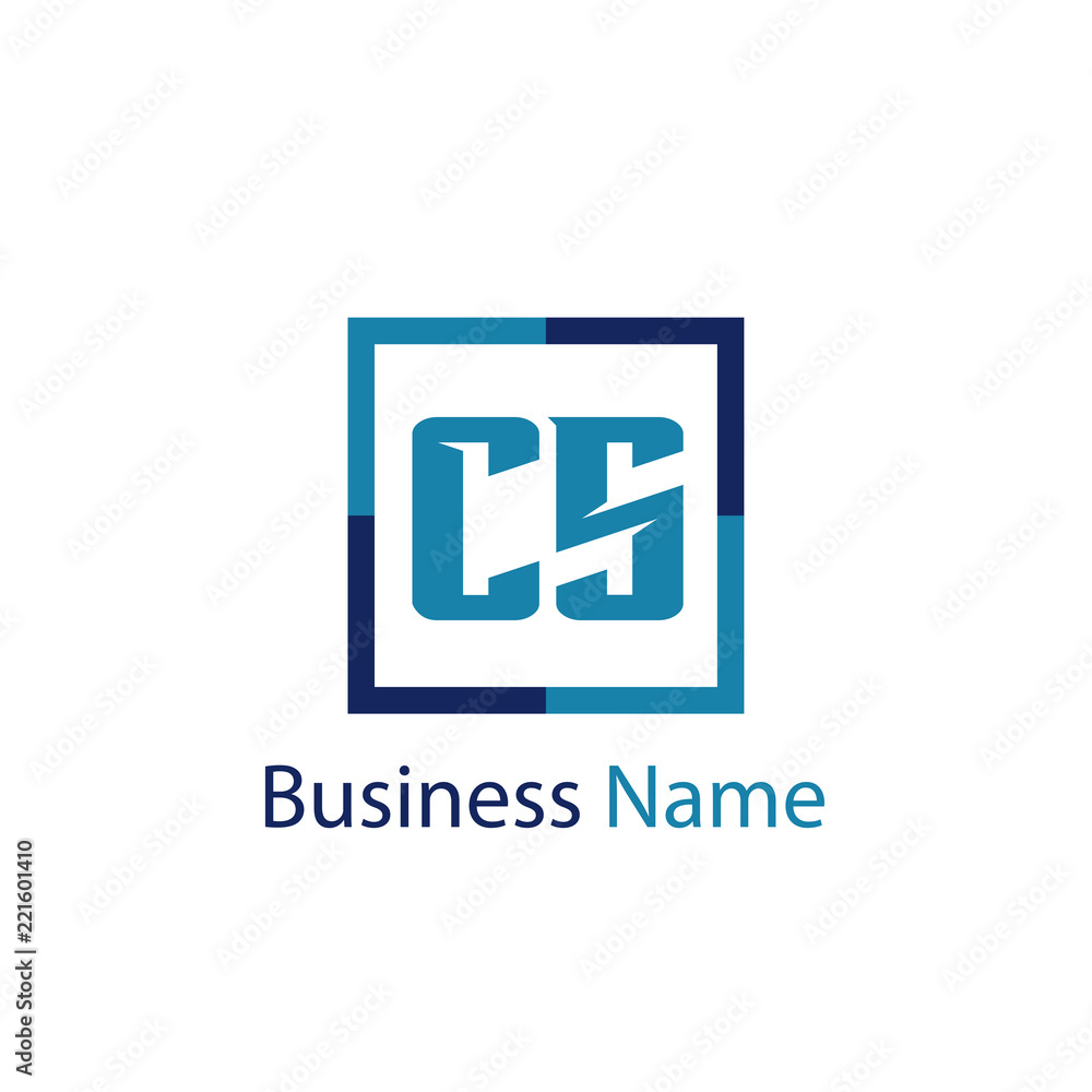 Initial Letter CS Logo Template Design Initial Letter CS Logo Template Design