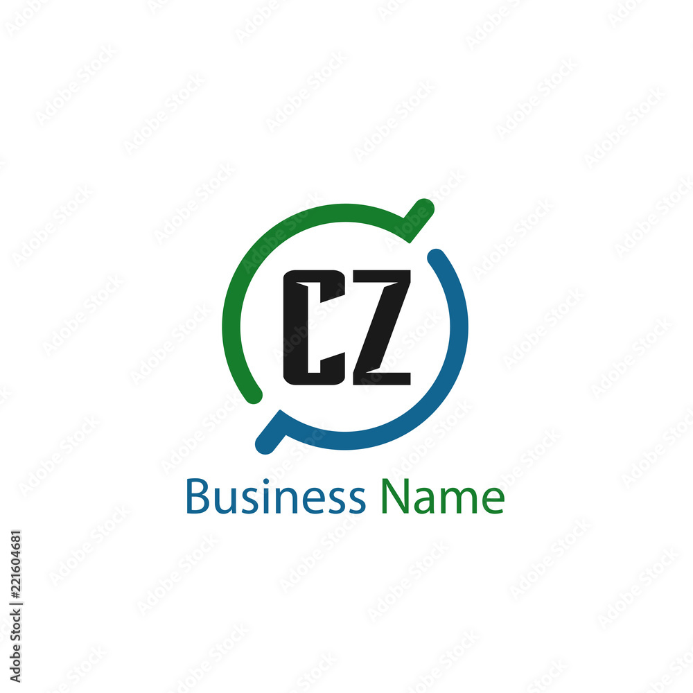 Initial Letter CZ Logo Template Design Initial Letter CZ Logo Template Design