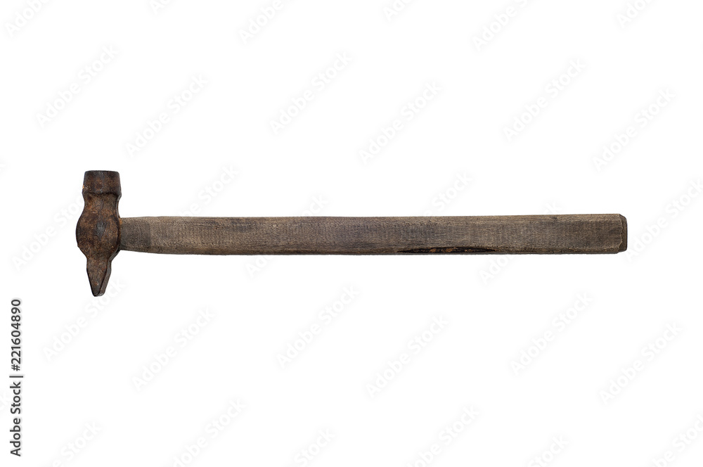 Hammer on a white background Hammer on a white background