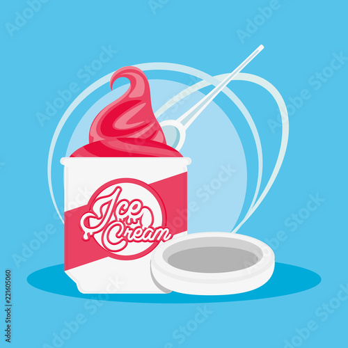 delicious ice cream pot