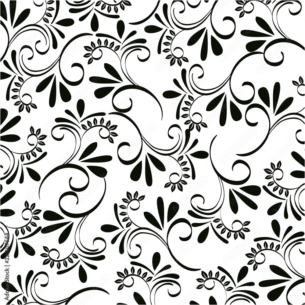victorian and floral monochrome background victorian and floral monochrome background
