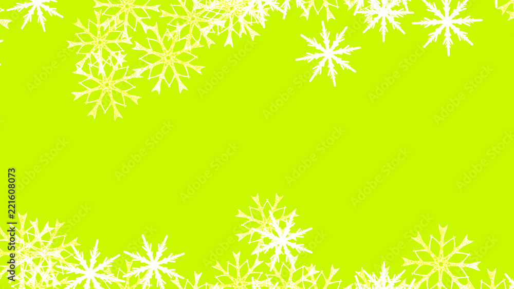 Abstract background with a variety of colorful snowflakes. Big and small. Abstract background with a variety of colorful snowflakes. Big and small.