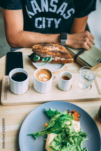 Coffee Shop with Journal