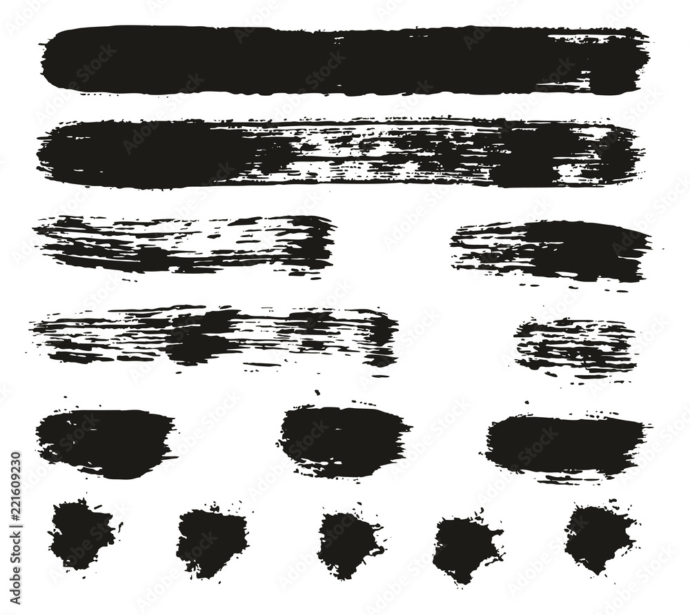 Paint Brush Lines High Detail Abstract Vector Background Set 101 Paint Brush Lines High Detail Abstract Vector Background Set 101