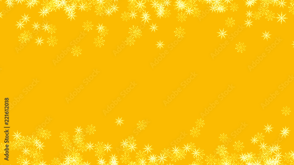 Abstract background with a variety of colorful snowflakes. Big and small. Abstract background with a variety of colorful snowflakes. Big and small.
