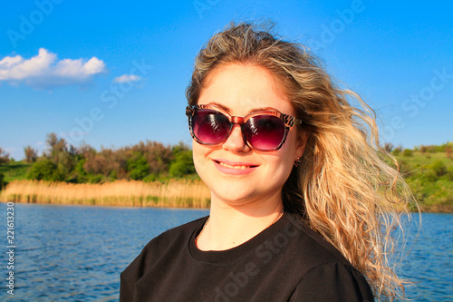 Remarkable outdoor recreation with the beautiful girl!
