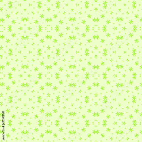 Seamless color pattern from a variety of shapes.