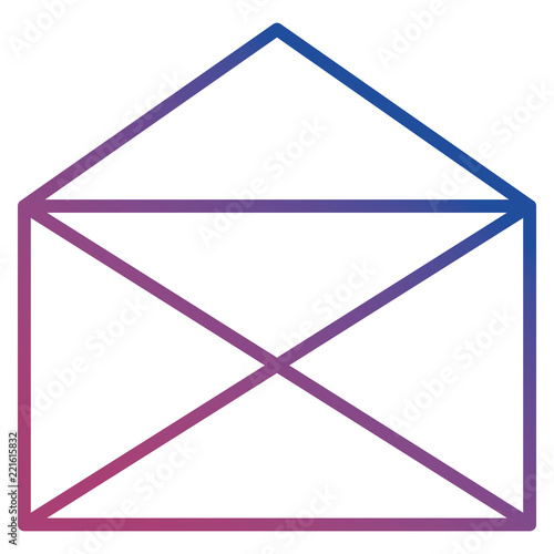 envelope mail isolated icon
