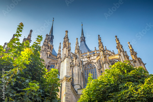 Fotografie The Cathedral of St Barbara in Kutna Hora, Czech Republic, Europe