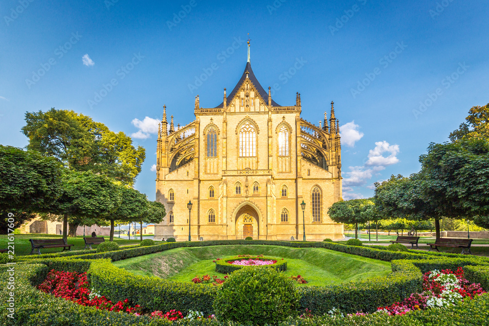 The Cathedral of St Barbara in Kutna Hora, Czech Republic, Europe.