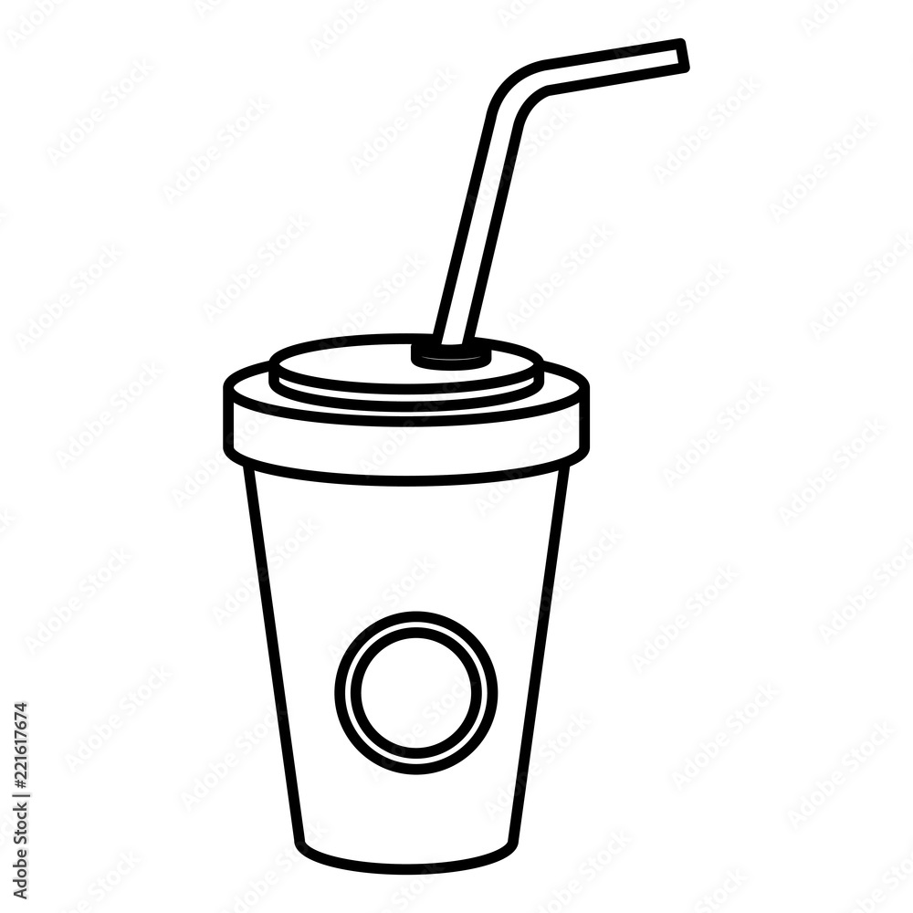 coffee drink in plastic container coffee drink in plastic container