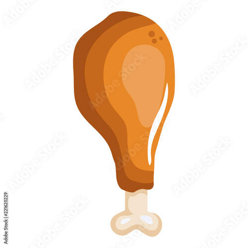 delicious chicken thigh icon