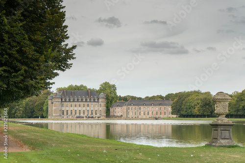 Beloeil castle and gardens, in Hainaut province, Belgium