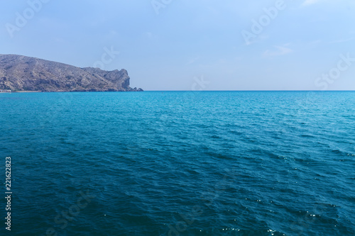 Cape Alchak Crimea summer vacation / calm colors calm sea natural beauty