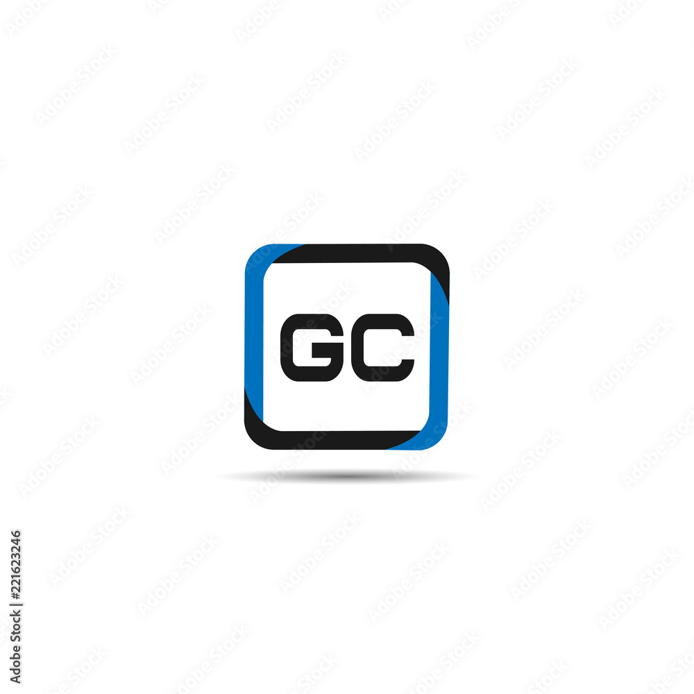 Initial Letter GC Logo Template Design Initial Letter GC Logo Template Design