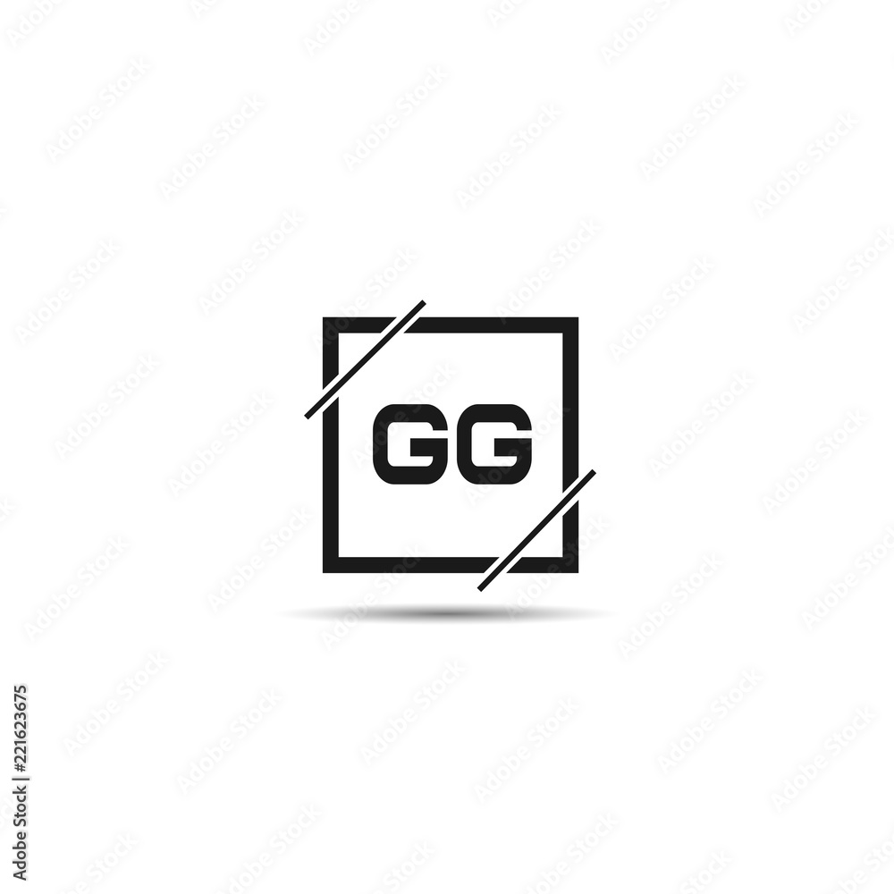 Initial Letter GG Logo Template Design Initial Letter GG Logo Template Design