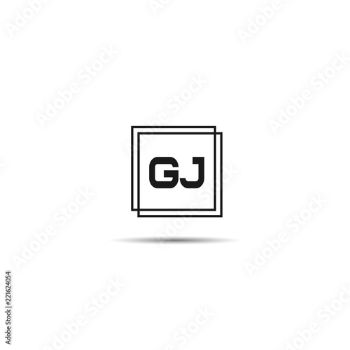 Initial Letter GJ Logo Template Design © Scooby