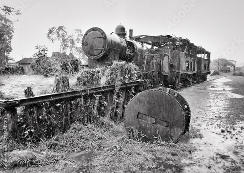 Trem abandonado  photo