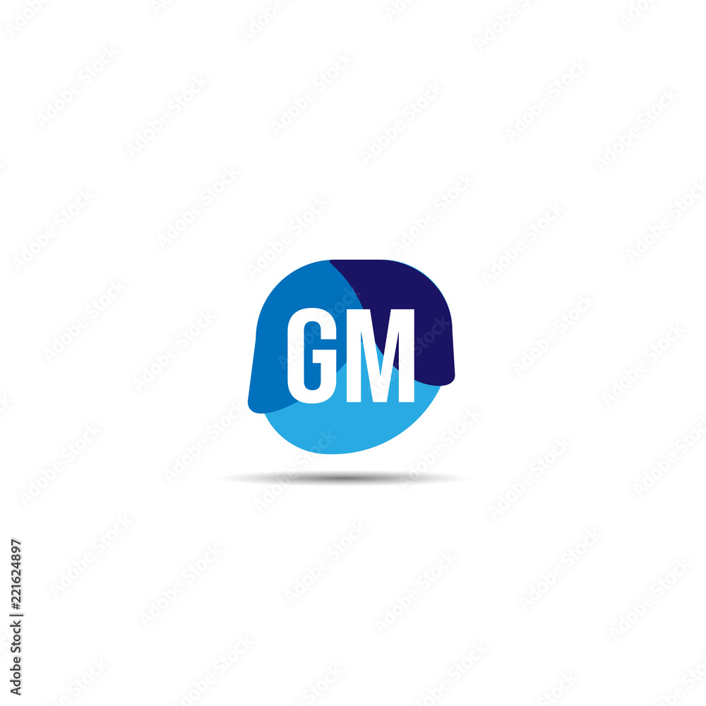Initial Letter GM Logo Template Design Initial Letter GM Logo Template Design
