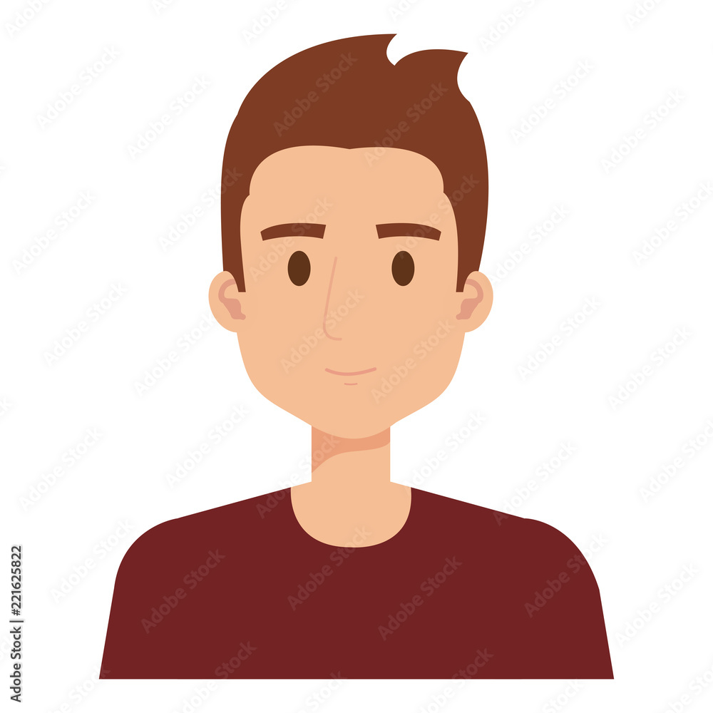 young man avatar character