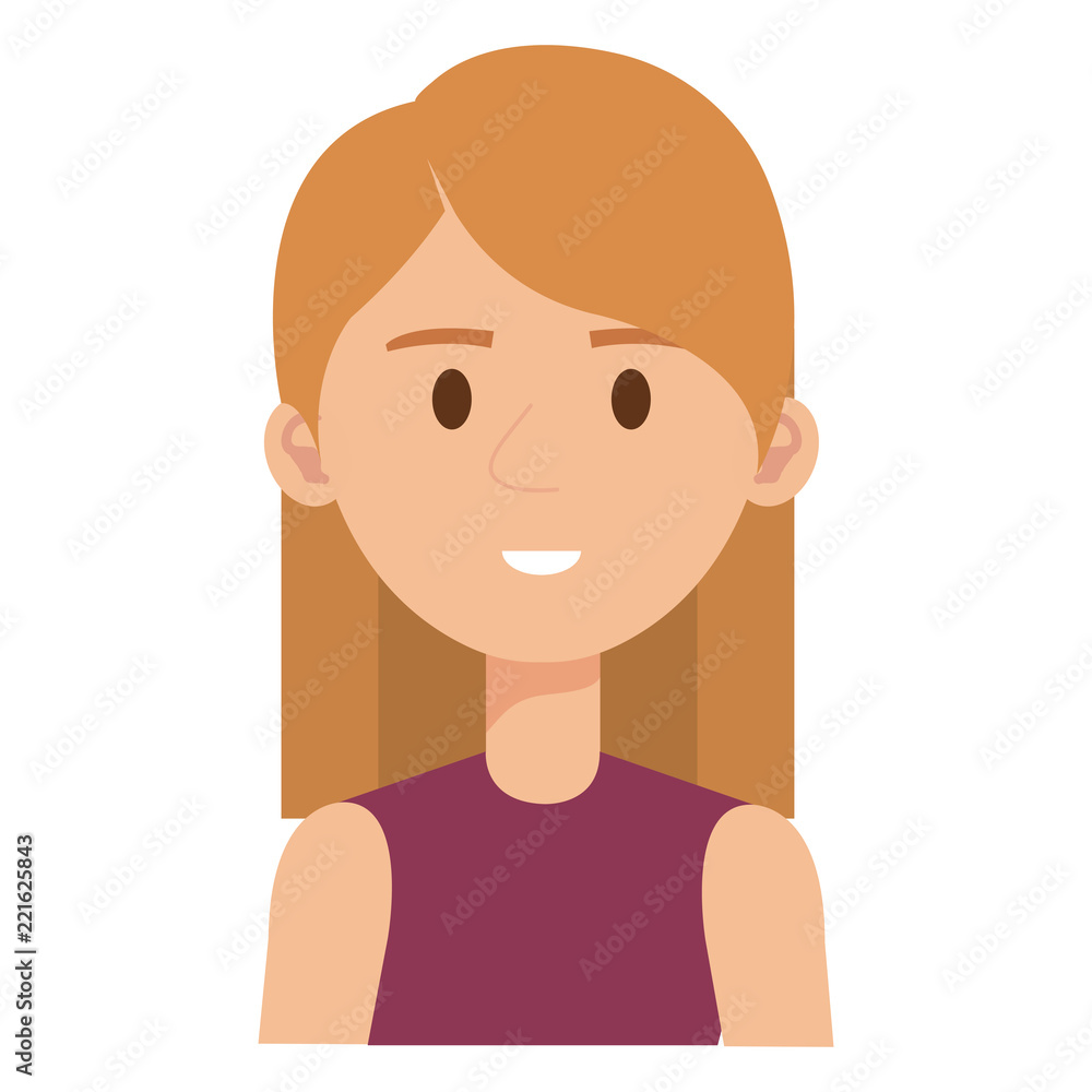 beautiful and young woman character beautiful and young woman character