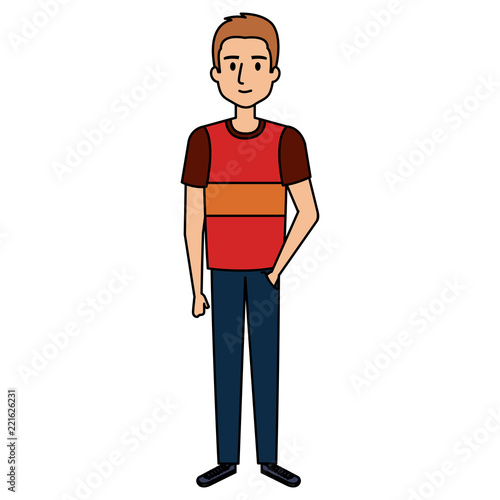 young man avatar character