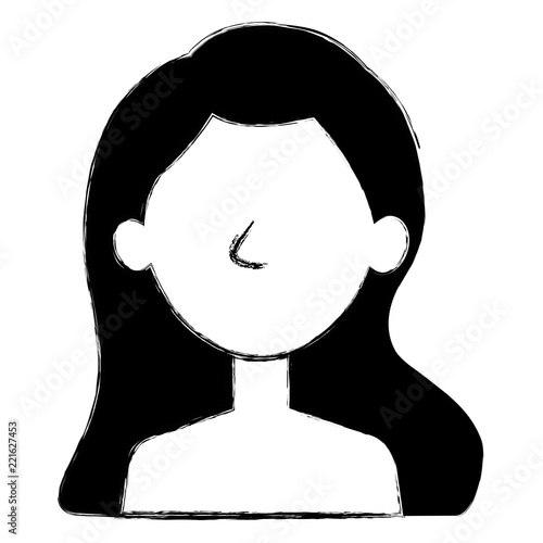 beautiful and young woman shirtless character