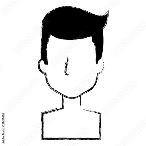 young man shirtless avatar character
