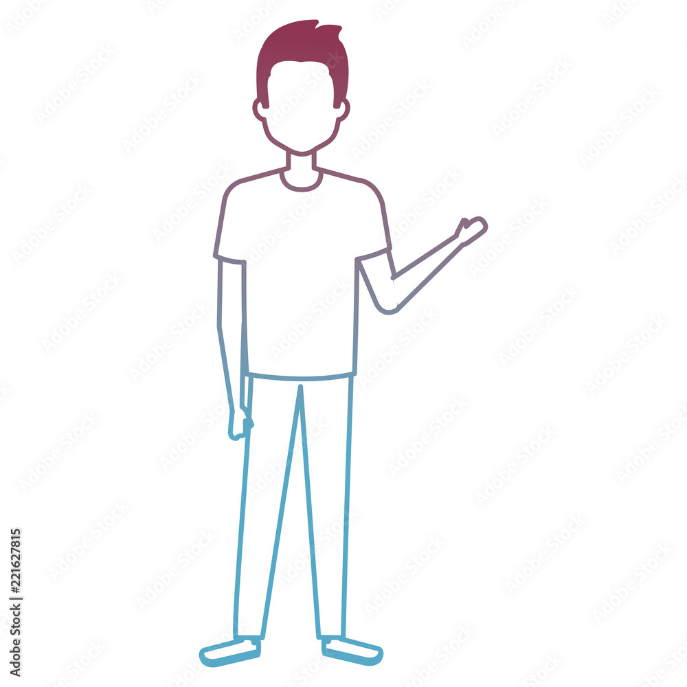 young man avatar character young man avatar character