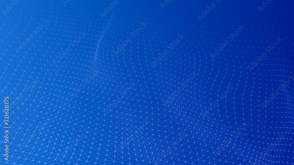 Fototapeta premium Abstract lines background. Connection structure. Geometric background. Abstract polygonal space. 4k rendering.