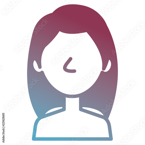 beautiful and young woman shirtless character