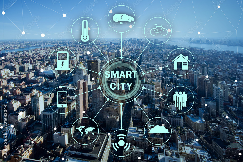 Concept of smart city and internet of things