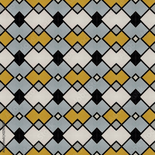 Fabric print. Geometric pat...