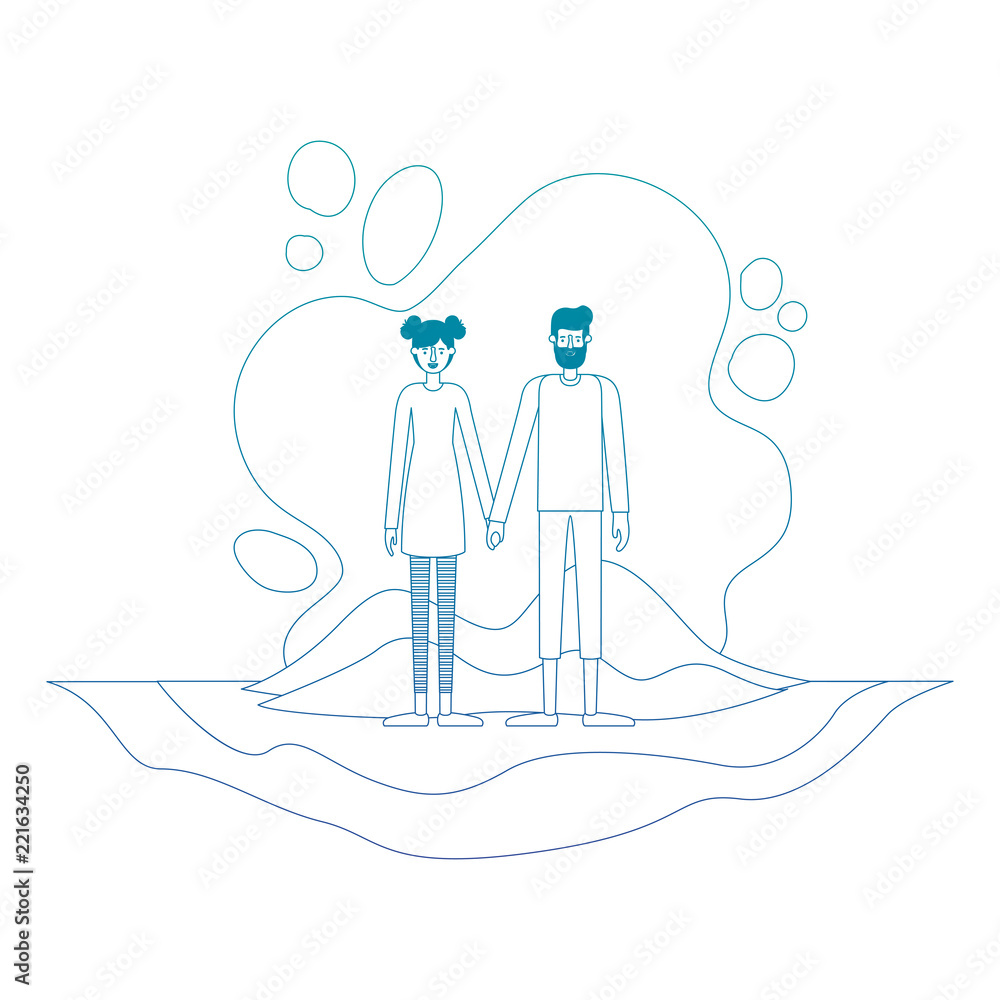 couple in the terrain characters couple in the terrain characters