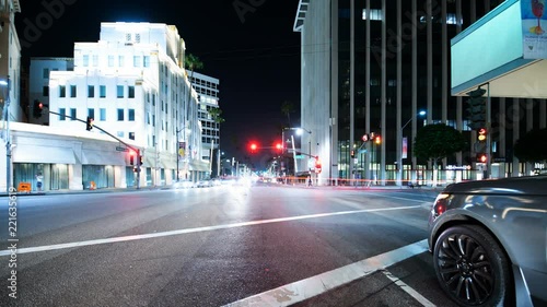 Driving Hyperlapse Front View VJ Loop 01 Beverly Hills