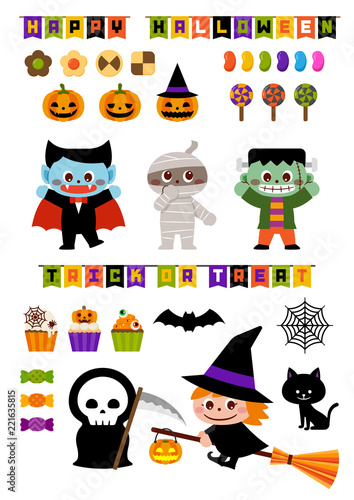 halloween illust　素材