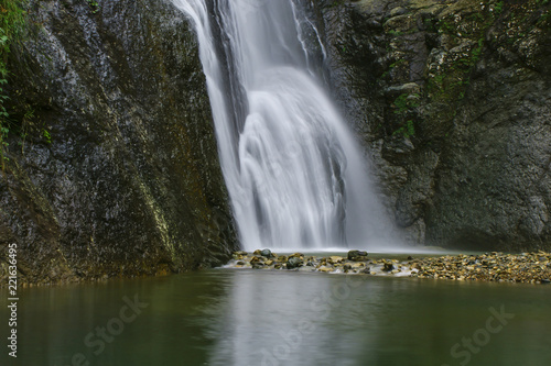 Agaran Waterfall natural touristic place Cayeli Rize Turkey 